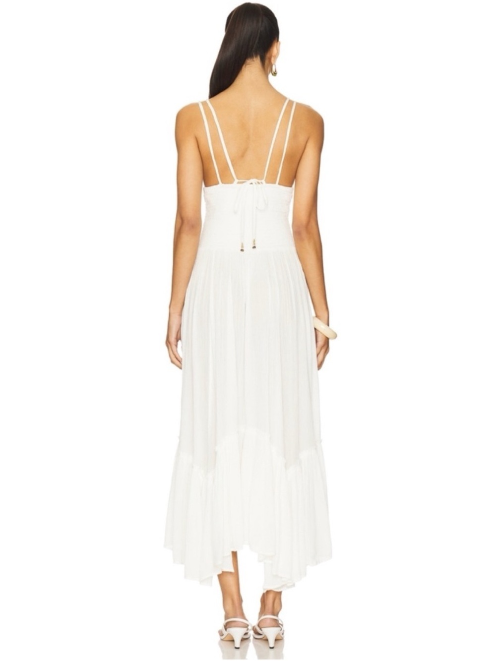 Free People Fun in the Sun White Maxi Dress - Picture 2 of 9
